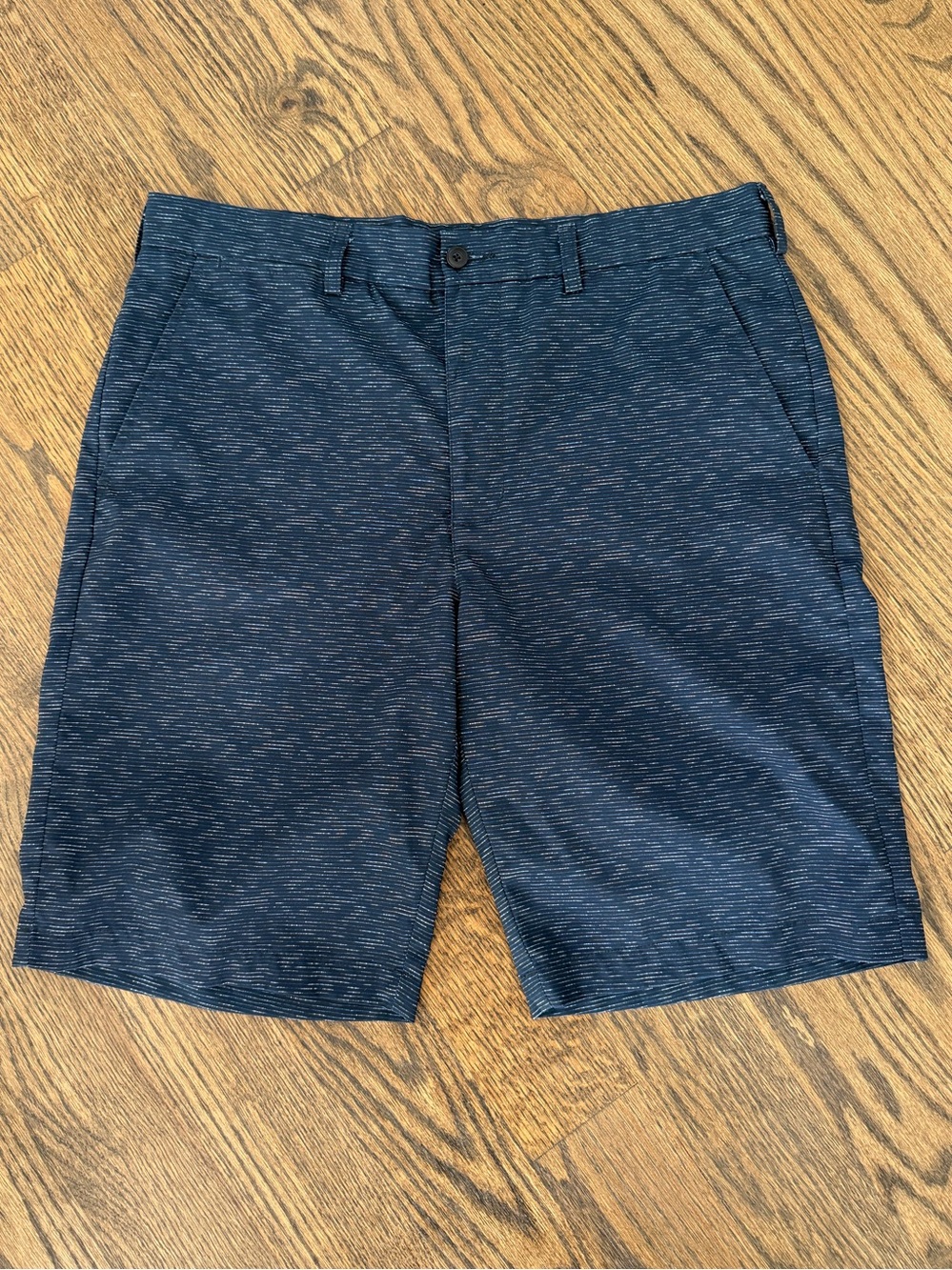 PGA Tour Men's Performance Shorts | Patterned Navy | 34W